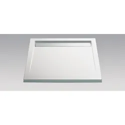 HSK Acryl Quadrat-Duschwanne super-flach 100 x 100 x 3,5 cm, mit integrierter Ablaufrinne 5525010EP
