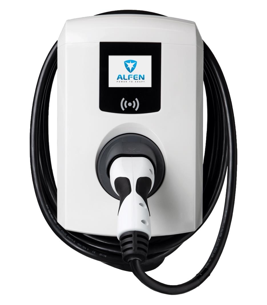 Alfen Eve Single Pro-line 3PH Cable, Active Load Balancing, RFID and 7.5m cable included