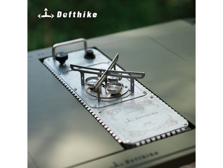 Réchaud à gaz Defthike IGT 0.5 Unité, puissant 8800W, en acier inoxydable, pour camping extérieur, accessoires de table IGT