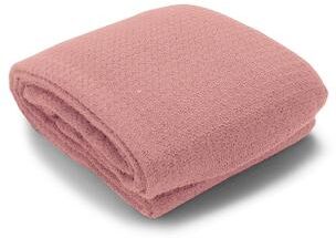 Travel Fresh Personal Travel Blanket, 39x59 by Levinsohn Textiles in Rose Gold