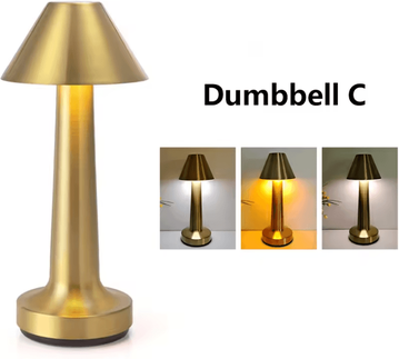 Inspire Curations Retro Mushroom LED Table Lamp With Rechargeable Stepless Dimming For Bedroom & Camping type C