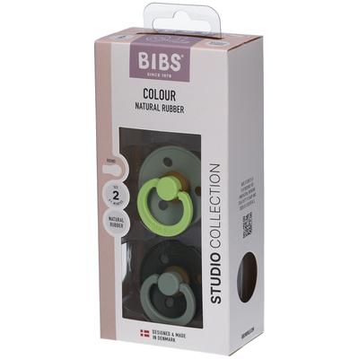 Bibs 2 - Studio Duo Fusion Matcha/Green 2st St Schnuller