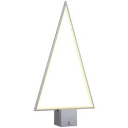 LED-Tischleuchte Pine 2.0 sompex silberfarben, 9x66x9 cm