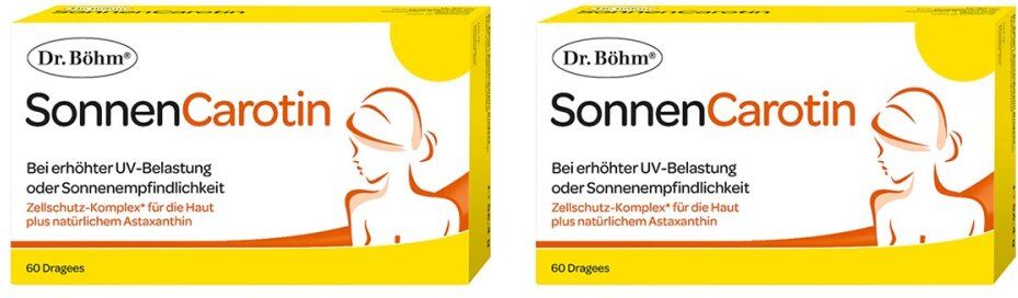 Dr. Böhm SonnenCarotin Dragees 2x60stk