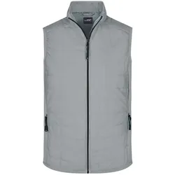Hybrid Steppweste "JN1114" - M - silver/silver