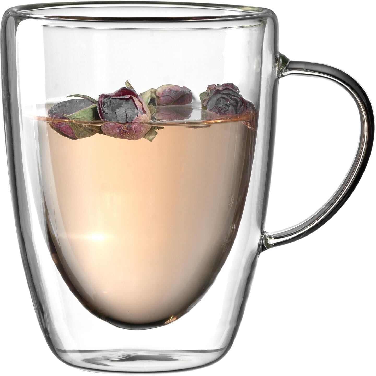 Latte-Macchiato-Glas LEONARDO "Duo 300ml", transparent, H:11cm Ø:9cm, Glas, Trinkgefässe, Latte-Macchiato-Glas transparent Ø 9cm x 11cm, 300ml, 4 Stk.