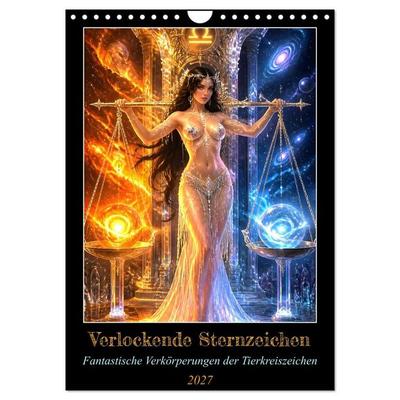 Verlockende Sternzeichen (Wandkalender 2027 DIN A4 hoch), CALVENDO Monatskalender