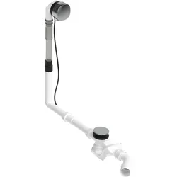 Duravit Ab- und Überlaufgarnitur Quadroval 792217, chrom, 792217000001000