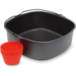 Philips Back-Kit für Airfryer Essential Compact HD9925/01, Zubehör Küchengeräte, Rot, Schwarz
