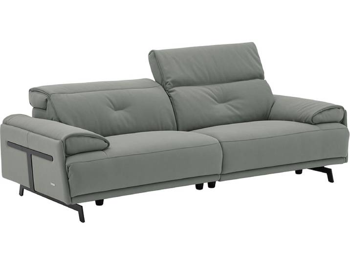 3er Sofa CAMPO DE FIORI SIENA Echtleder dunkelgrün