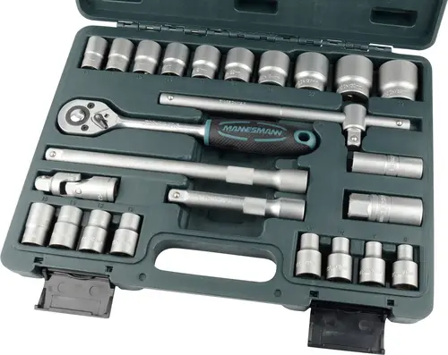 Brüder Mannesmann Steckschlüsselsatz 25teilig M29080