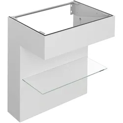 KEUCO EDITION 11 ART Waschtischunterbau mit Ablage, 800x870x490mm, 32510550800, Korpus/Front: Manhattan Lack Seidenmatt / Manhattan Lack Seidenmatt