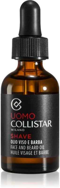 Collistar Uomo Face and Beard Oil nourishing oil for face and beard 30 ml