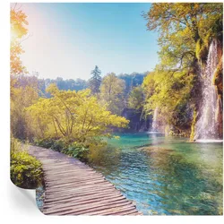 FOTOTAPETE 250x250 cm - Naturlandschaft
