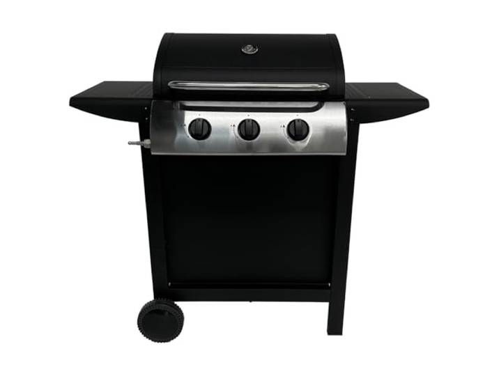 Barbecue Gaz Hawaï - 3 Brûleurs 8\,4 kW Butane/Propane - 2 Tablettes - HAPPY GARDEN