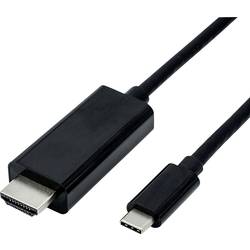 ROLINE USB Typ C - HDMI Adapterkabel, ST/ST, 1 m 11.04.5840