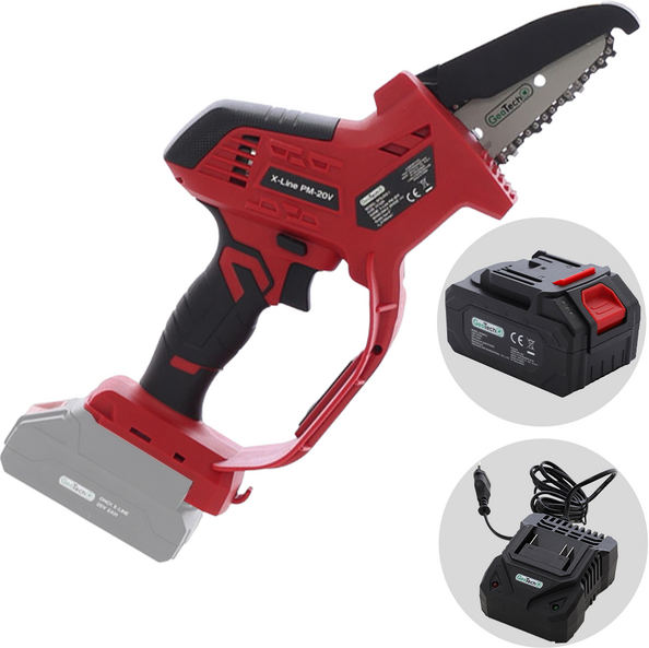 GeoTech X-Line PM-20V - Élagueuse sans fil - 20 V 5 Ah