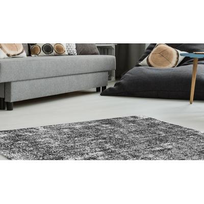 Teppich KAYOOM "Etna 110", grau (anthrazit), B:160cm H:10mm L:230cm, Polyester, Teppiche, Teppich, Maschinell getufteter Teppich, hervorragende Qualität, aktuelle Farben
