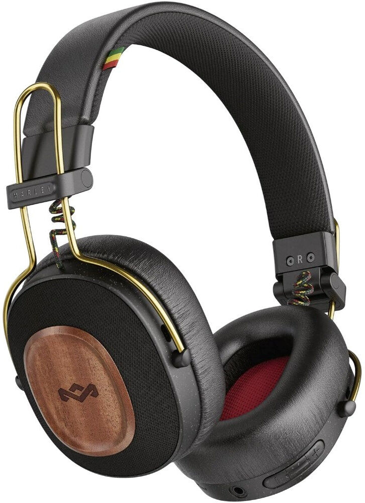 House of Marley Positive Vibration Riddim On-Ear Headset - Rasta