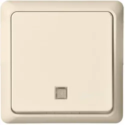 Elso 241614 Universalschalter beleuchtet 10A RENOVIERUNG komplett Steckklemme reinweiß