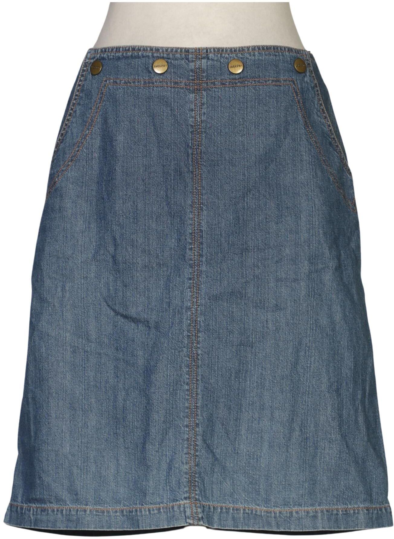 Jackpot Damen Rock, Blau, Gr. W28, kein / Etikett - Second Hand