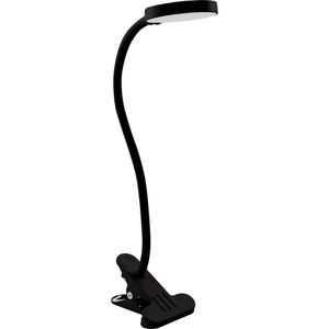 McShine Leselampe mit Klemme, LED, dimmbar, 3 Farbtemperaturen, 230V Netzstrom