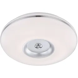 Deckenlampe rund LED Deckenleuchte Wohnzimmerlampe weiß Küchenleuchte, 21W 1350lm warmweiß, D 40x9,5 cm