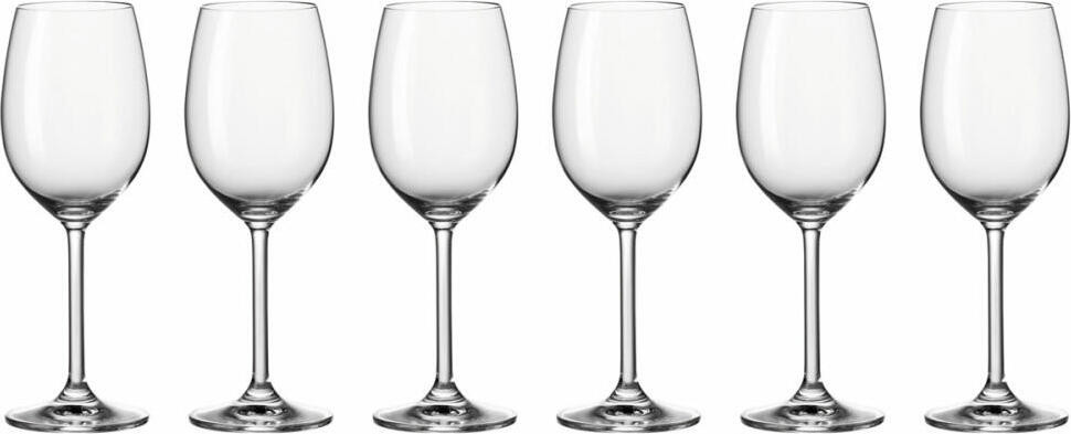 Leonardo 35242 Set witte wijnglazen, 6-delig, wit