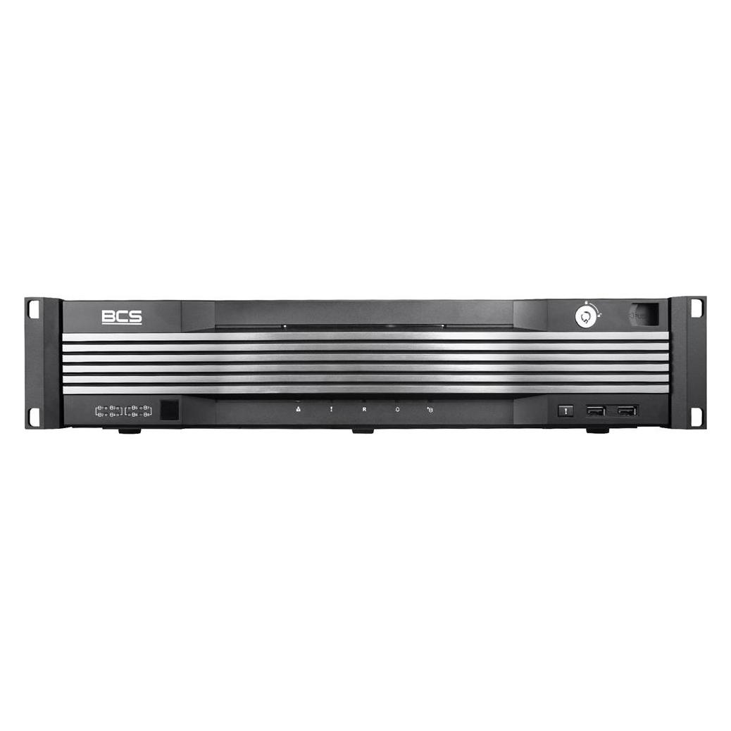 BCS BCS-U-NVR6408R-A-4K(2X12TB) 64-Kanal IP-Rekorder mit RAID und 12MP Kamerasupport (Netzwerk Videorecorder (NVR)) (BCS-U-NVR6408R-A-4K(2X12TB))