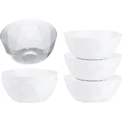 Silwy Magnet-Bowl Schüssel Set 6 Stück weiß