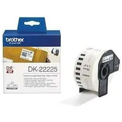 Brother, Etikettenrolle, paper rolle 38mm x 30.48m, white, 1 pcs, DK22225, for printers of labels (38 mm)