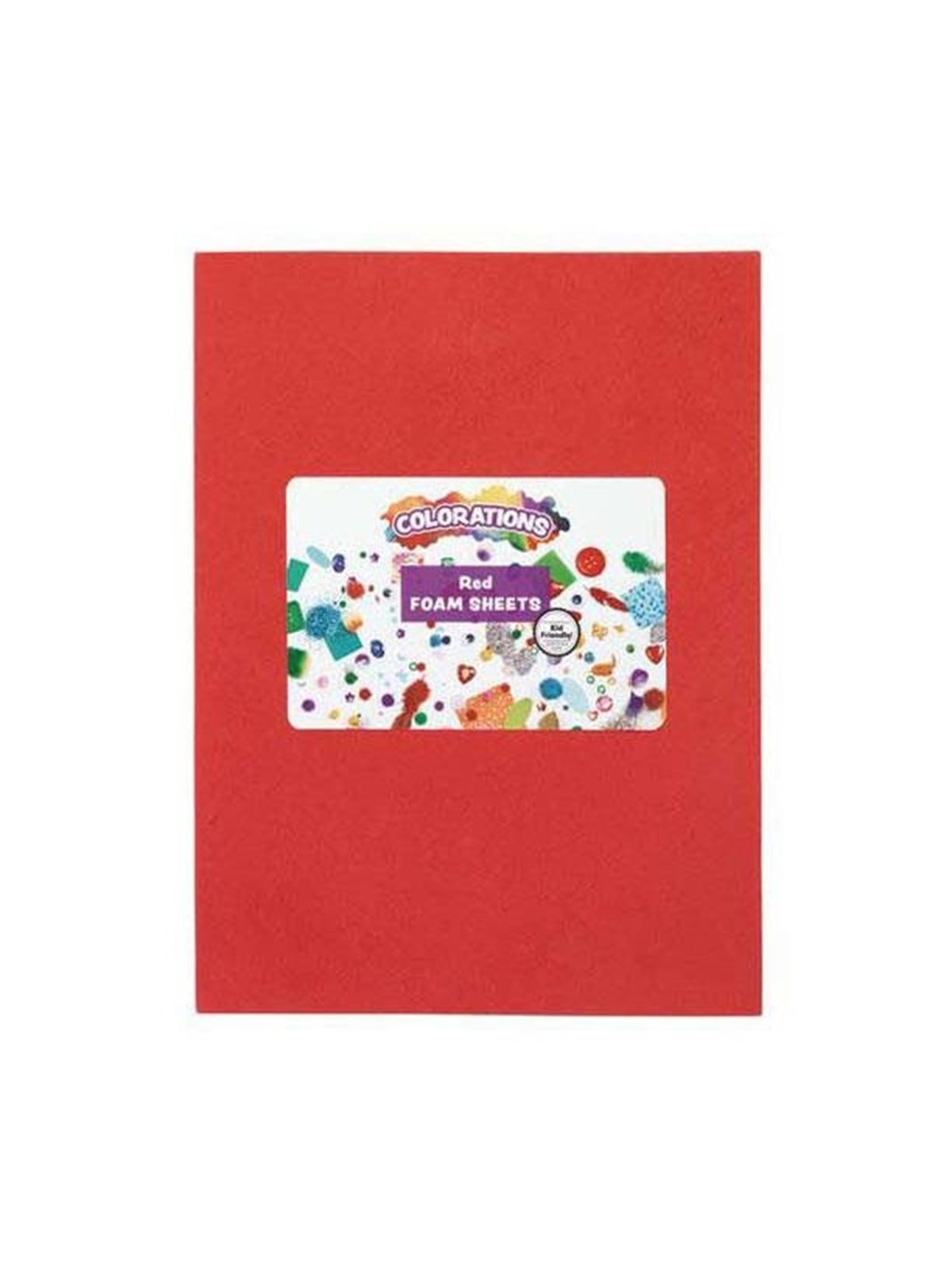 Colorations - Foam Sheets Red 10 pcs.