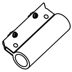 Zarges Stoßschutz für Plattformtreppen 200mm