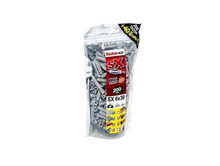 fischer BIG PACK SX 6X30-200+40 GRATIS Grijs