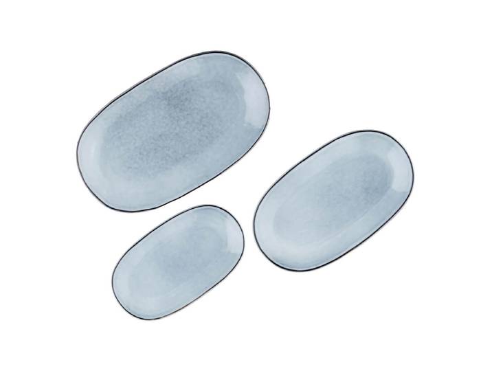 Björn Cloud Serviertablett Set 3 tlg. Blau