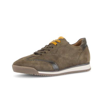 Sneaker GABOR "Sneaker low", Damen, Gr. 37,5, grün, Schuhe Sneaker
