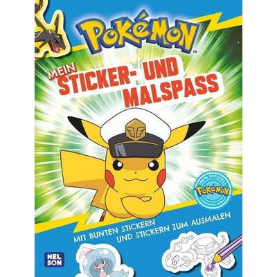 Pokémon Activity-Buch: Pokémon Mein Sticker- und Malspaß, Taschenbuch von , Nelson, 978-3-8451-3072-9