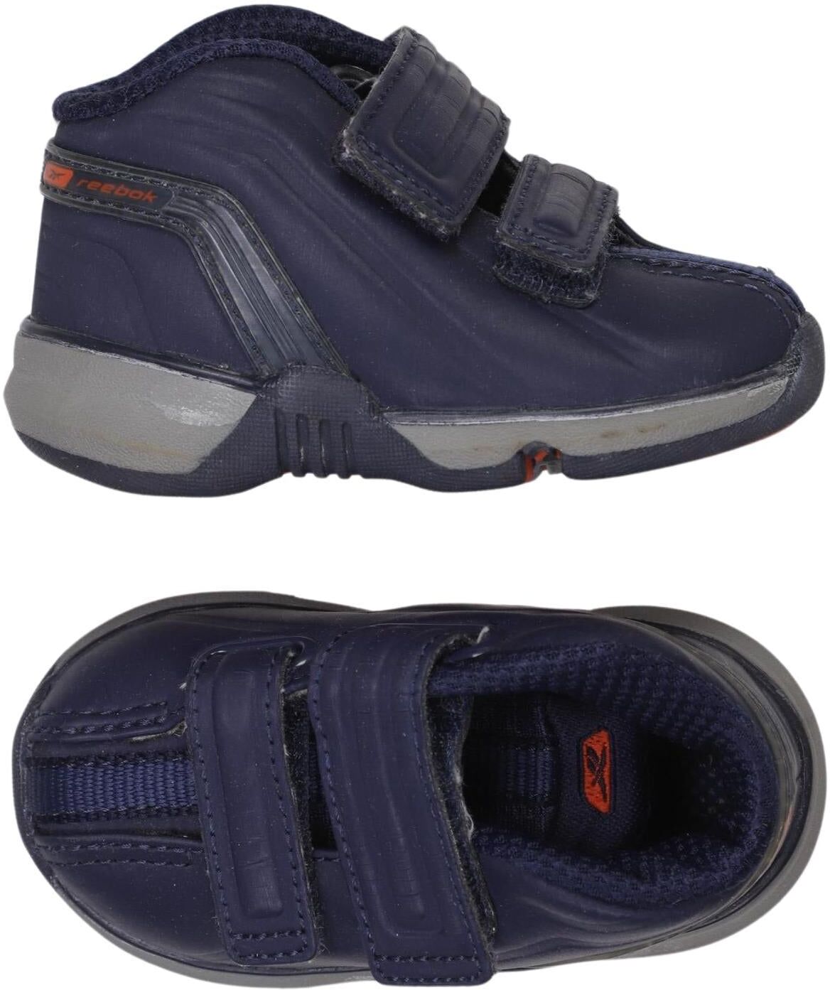 Reebok Jungen Kinderschuh, Marineblau, Gr. EU 17, Leder - Second Hand