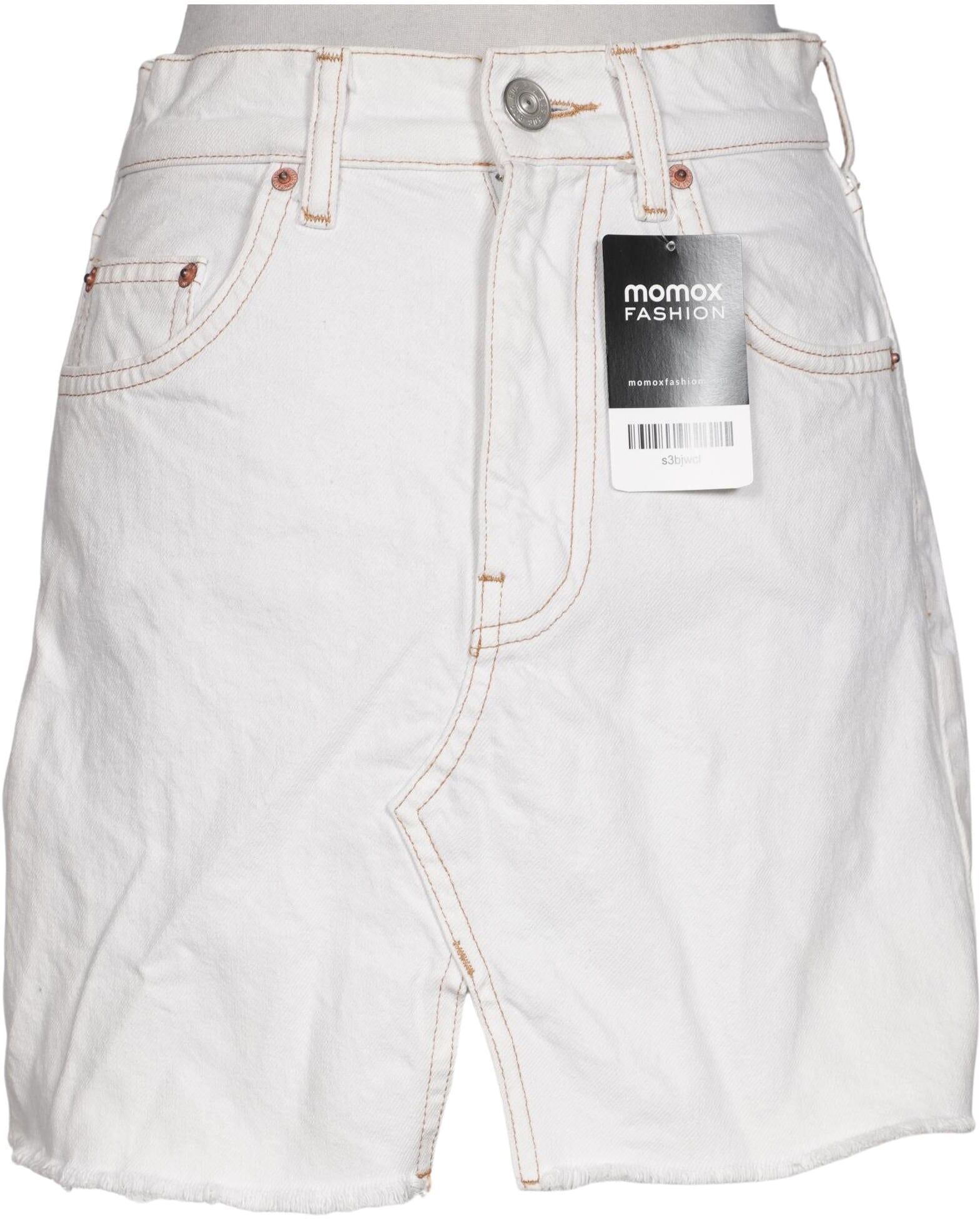 Urban Outfitters Damen Rock, Weiß, Gr. XS, Baumwolle - Second Hand