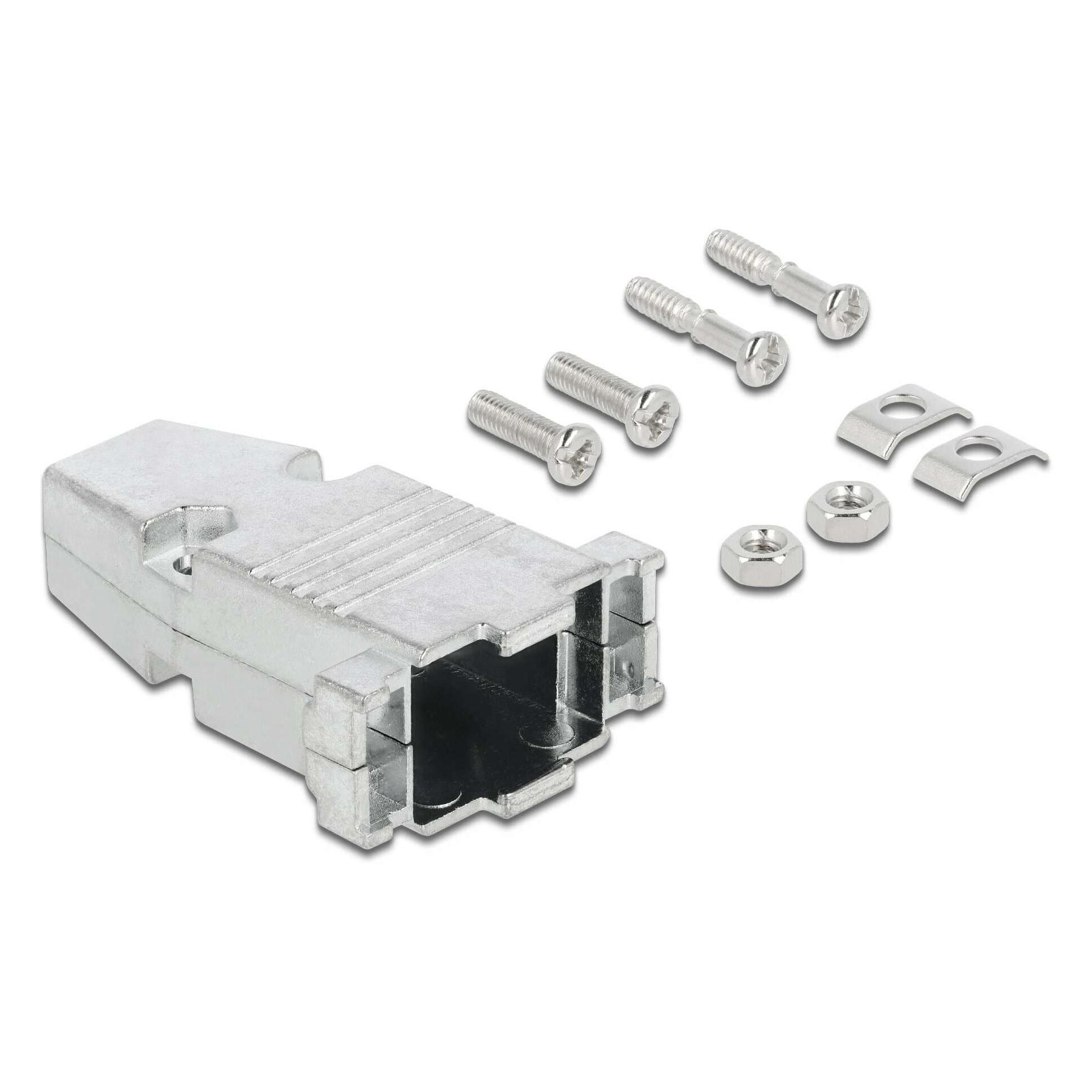 Delock Steckverbinder DB9, RS232 Metalgehäuse (66625)