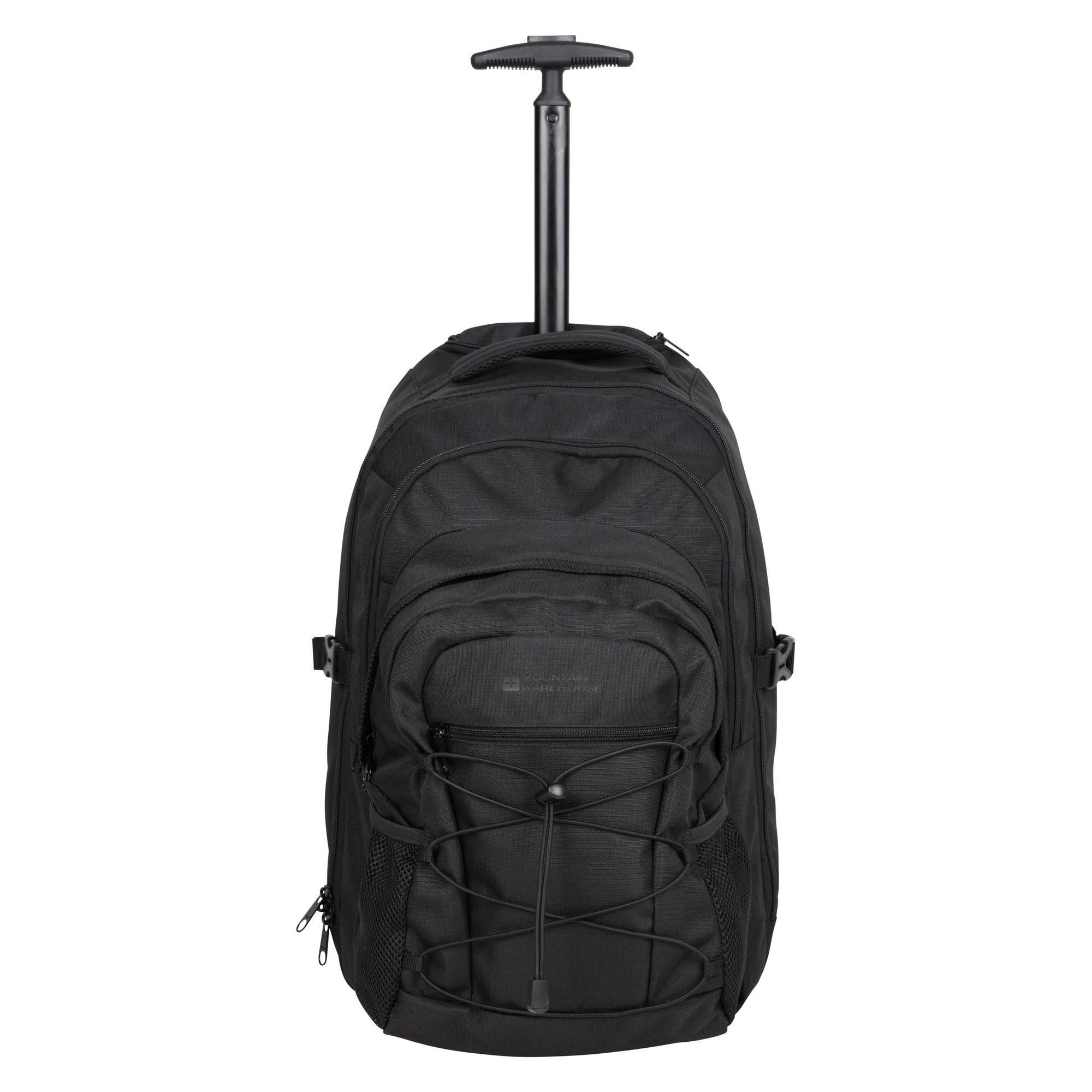 Mountain Warehouse Pioneer Wheeled Rugzak (Zwart)