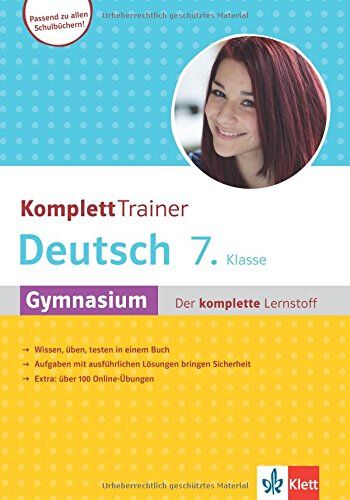 KomplettTrainer Deutsch 7. Klasse Gymnasium: Der komplette Lernstoff - Preis vom 30.09.2026 22:30:23 h