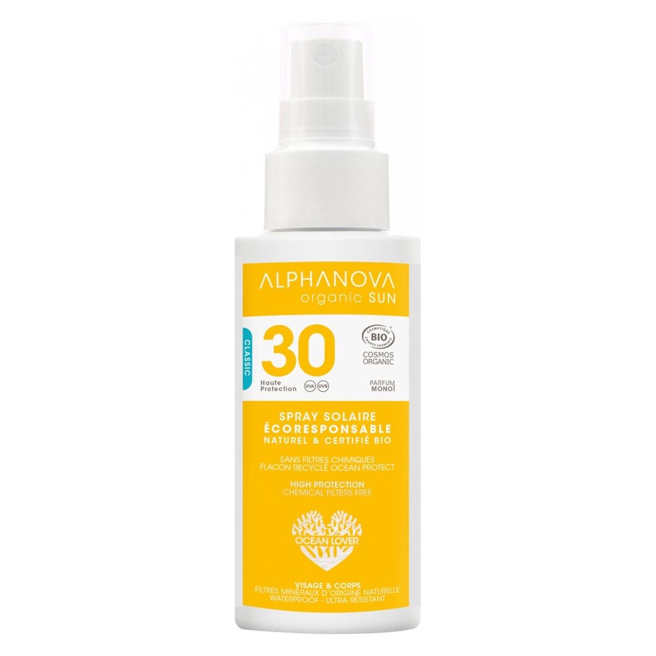 Alphanova SUN Spray Bio SPF30 ohne Nanopartikel liq (SPF 30, 125 ml) (ASUN30B)