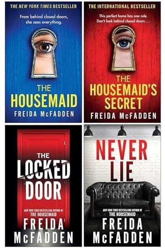 Story fire UK Ltd/Penguin Freida McFadden 4 Books  Set (Never Lie, The Housemaids Secret, The Locked Door , The House maid)