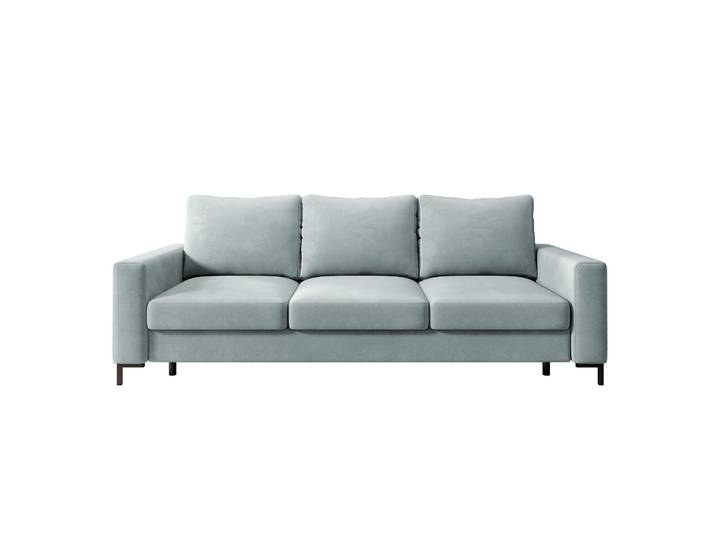 Drei-Sitzer-Schlafsofa Mokpeo mit Stauraum, grauer, leicht zu