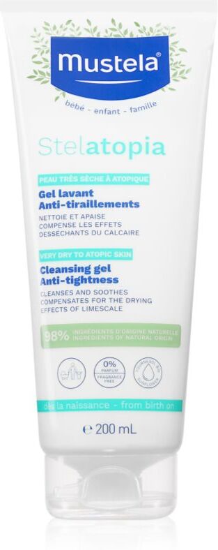 Mustela Bébé beruhigendes Reinigungsgel für atopische Haut 200 ml