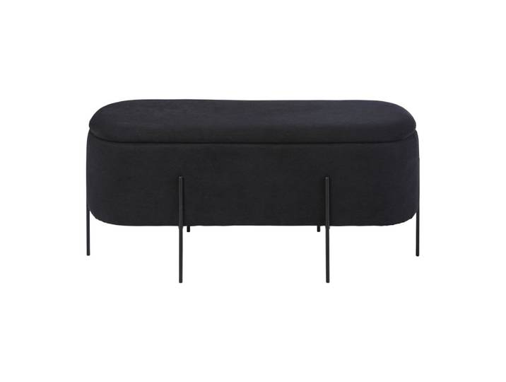 Banquette coffre noire