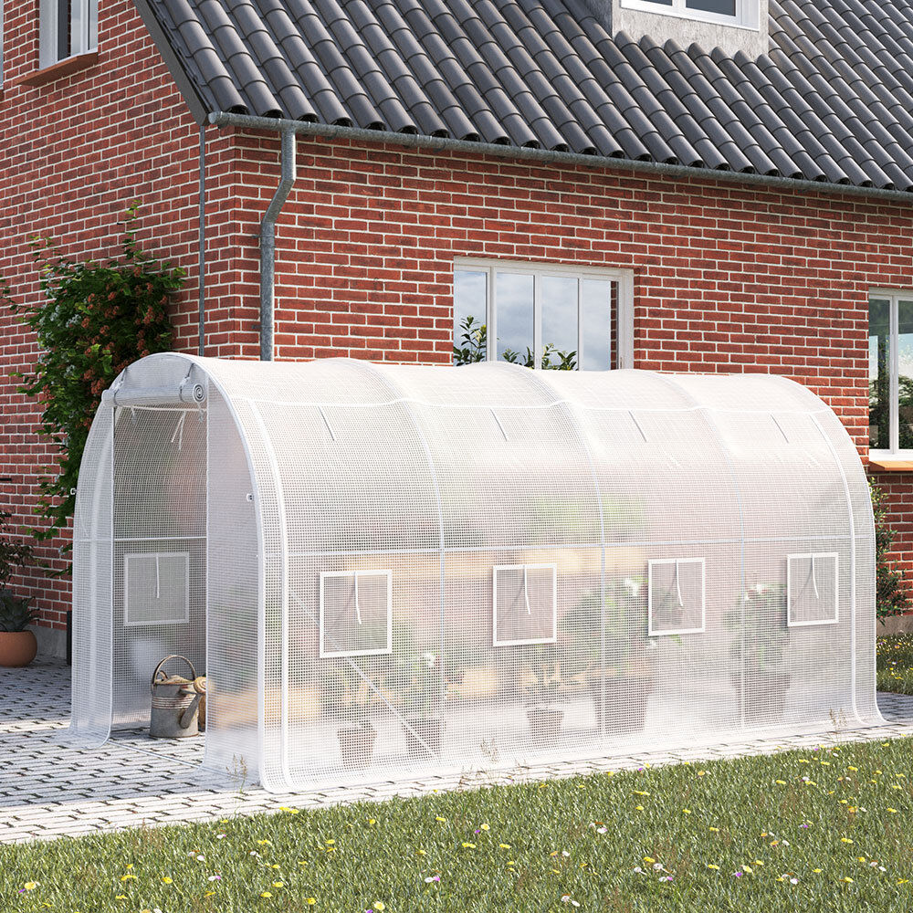 Breeins 3 x 2 x 2 m Tunnel Greenhouse 200cm H x 300cm W x 400cm D