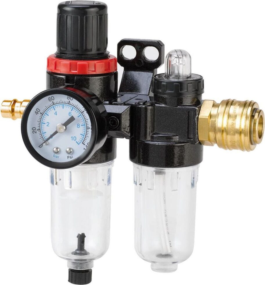 Einhell Combinatieonderhoudsunit voor compressor met R1/4 inch aansluiting en olieaanvulsysteem