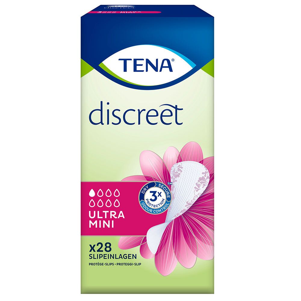 Tena Discreet Inkontinenz Slipeinl.ultra mini 28 St Einlagen